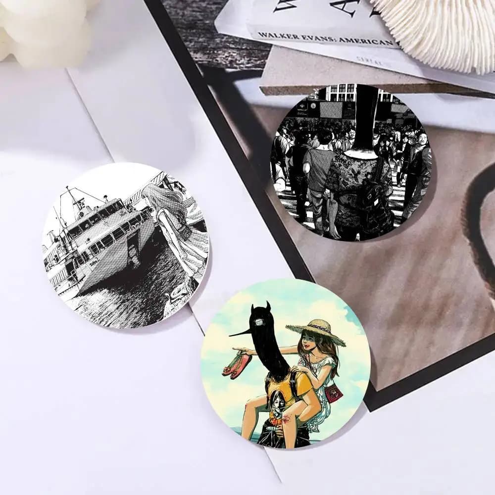 Spilla/Badge Anime Bilibili Goodnight Punpun, Distintivo Cartoon per Amici, Accessori da Collezione per Zaini e Vestiti, Gioielli, Regalo