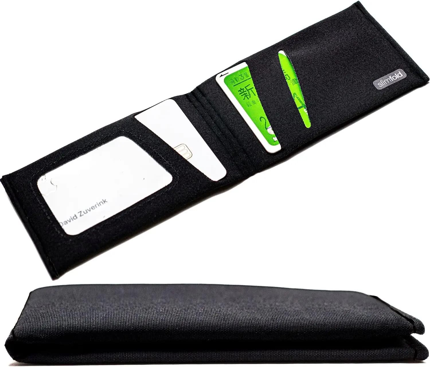 Portafoglio Minimalista SlimFold - Blocco RFID - Sottile, Resistente, Impermeabile - Prodotto negli USA - Dimensioni Nano