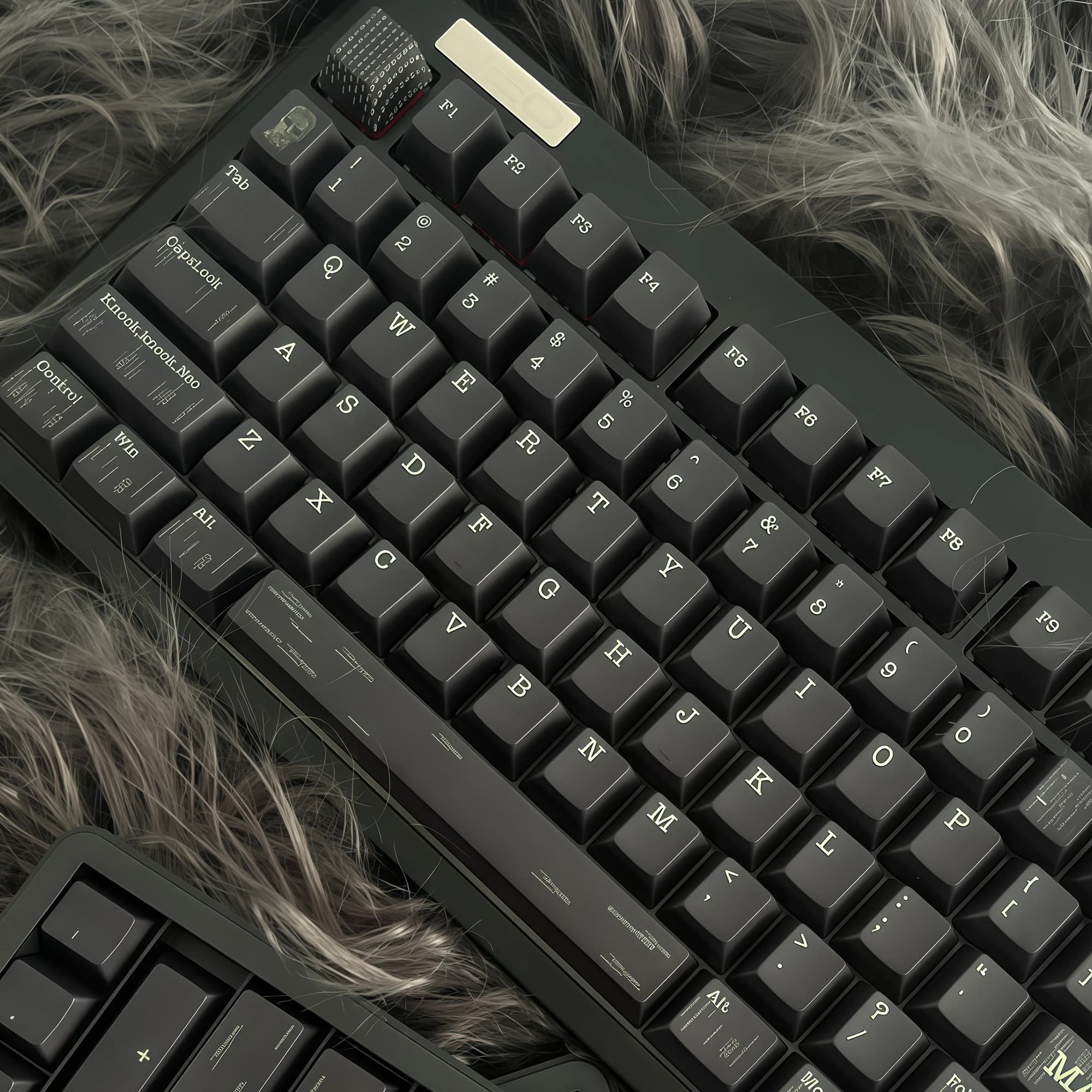 FKKeys The Matrix Theme Keycaps Set PBT Cherry Profile Original Custom Handmade Covers for Mechanical Keyboard Accessories Gift