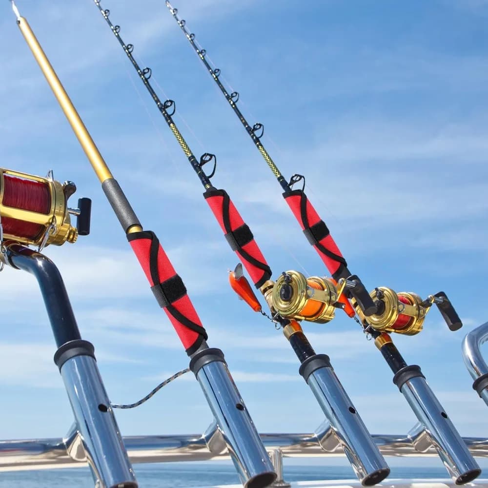 Copertura per Esche da Pesca 2024, Facile da Usare, Portatile, in Nylon Rosso