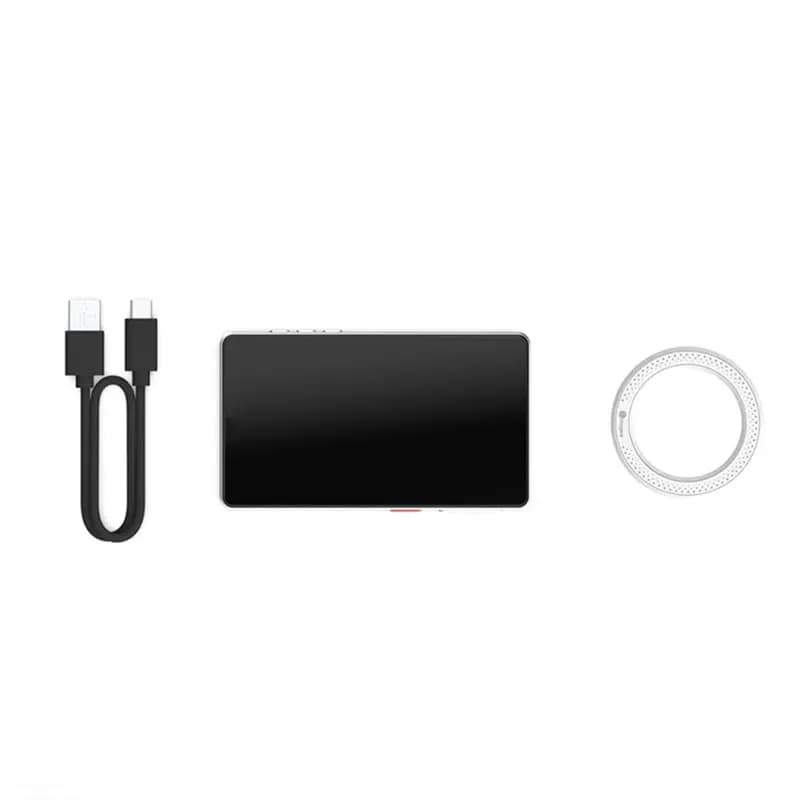 Monitor magnetico N75R-MS02 per selfie, schermo esterno per vlog e telefono, per fotocamera posteriore di smartphone Android