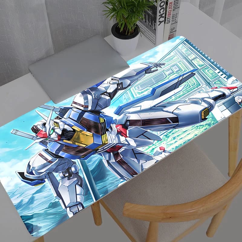 Tappetino per mouse da gioco Mobile Suit Gundam Accessori PC Gamer Alfombrilla Xxl Tappetino per scrivania per computer Tappetino per mouse per tastiera Varmilo