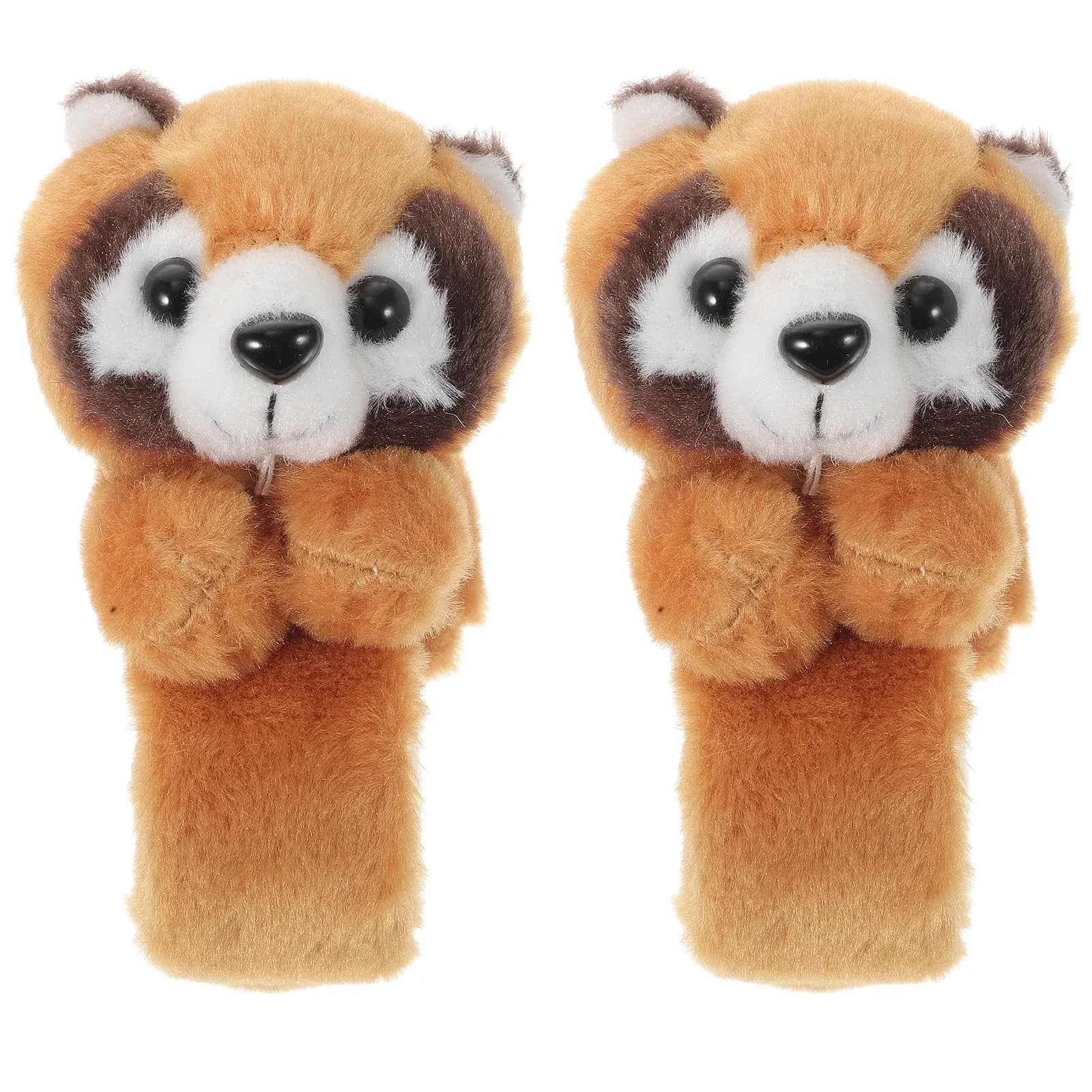2 Pezzi Braccialetti a Scatto Artigianali a Forma di Animale, Morbidi Orsetti di Peluche, Gadget per Feste di Compleanno per Bambini, Sacchetti Regalo, Premi per la Classe