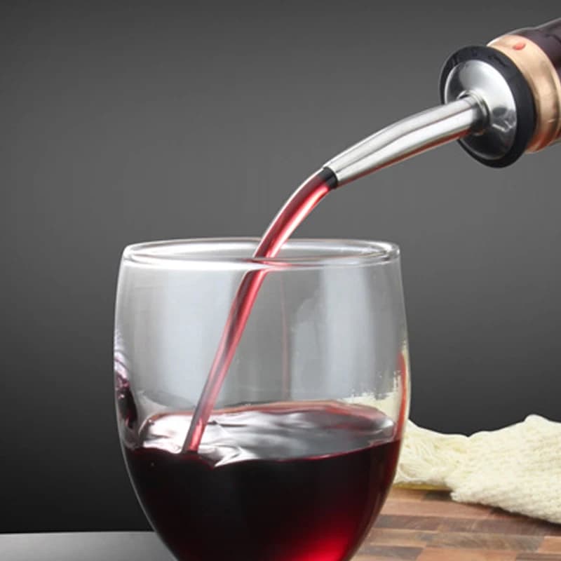 Acciaio inossidabile Vino Versare Wine Bar Cocktail Shaker Fancy Shaker Bocca Tappo per bottiglia di vino Tappo per bottiglia di scarico 3 pz/lotto