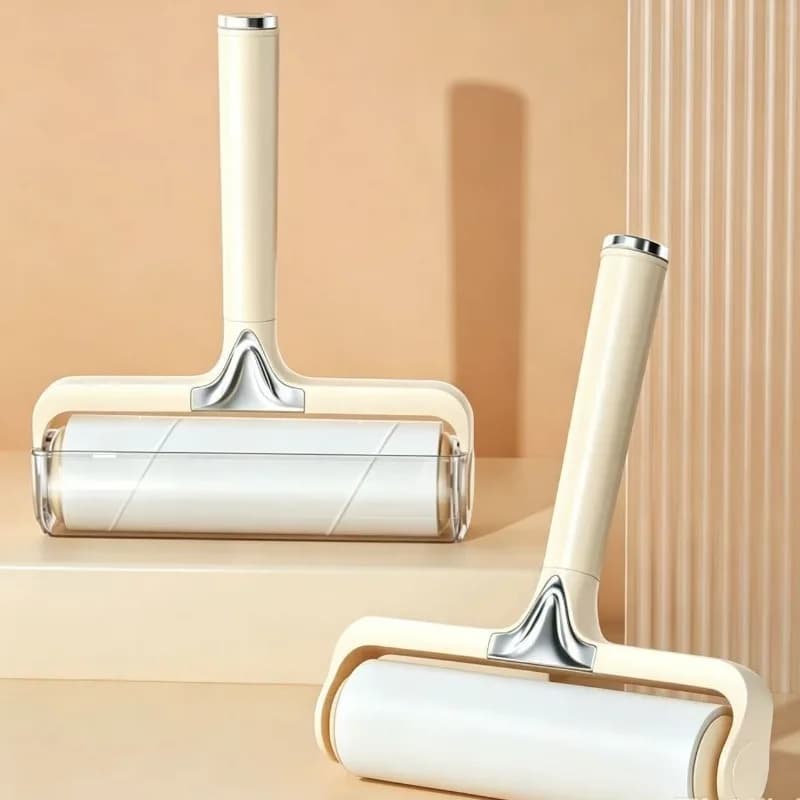 Lint Roller With Dust Cover Household Clothes Pet Hair Remover Roller Tearable Diagonal Tear Sticky Dust Cleaning Roller