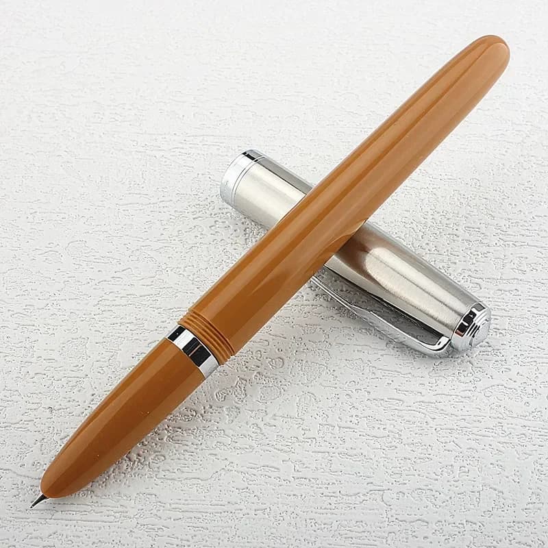 Jinhao 86 penna stilografica argento freccia Clip lusso elegante resina penne classiche 0.5mm pennino scrittura forniture per ufficio regalo di cancelleria