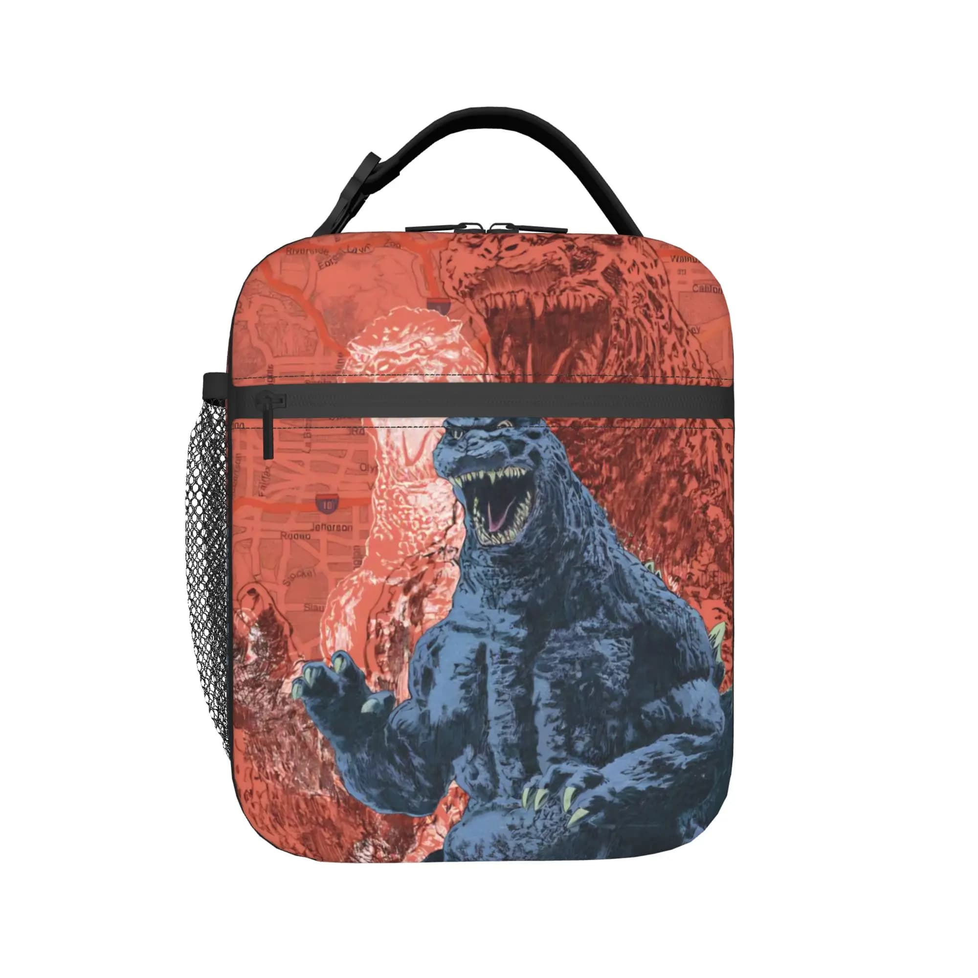 Showa Godzillaed Movie Insulated Lunch Bags Large Monster Lunch Container Thermal Bag Lunch Box Tote Beach Outdoor Food Bag