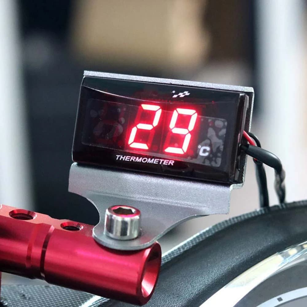 TRIUMPH KTM YAMAHA HONDA Digital LCD Thermometer Water Temperature Meter