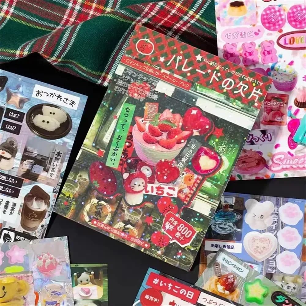 45 Sheets/Pack Retro Decorative Stickers for Laptop Kpop Toplader Photocard & School Stationery Kids/children Gift