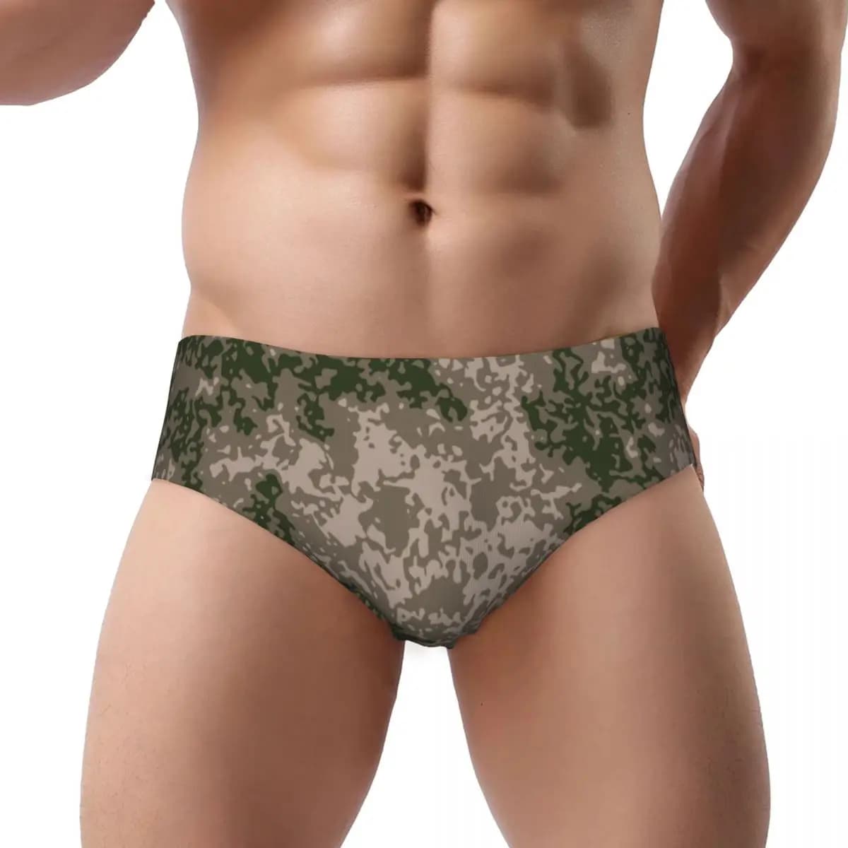 Biancheria intima traspirante per mutande mimetiche digitali mimetiche da uomo personalizzate