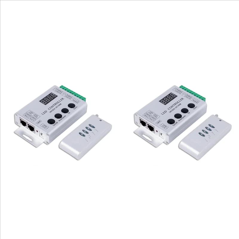 FORW-2X HC008 Programmable LED Controller 133 Effect Mode RF Control 2048 LED Pixel For WS2811 WS2812 RGB LED Strip Light
