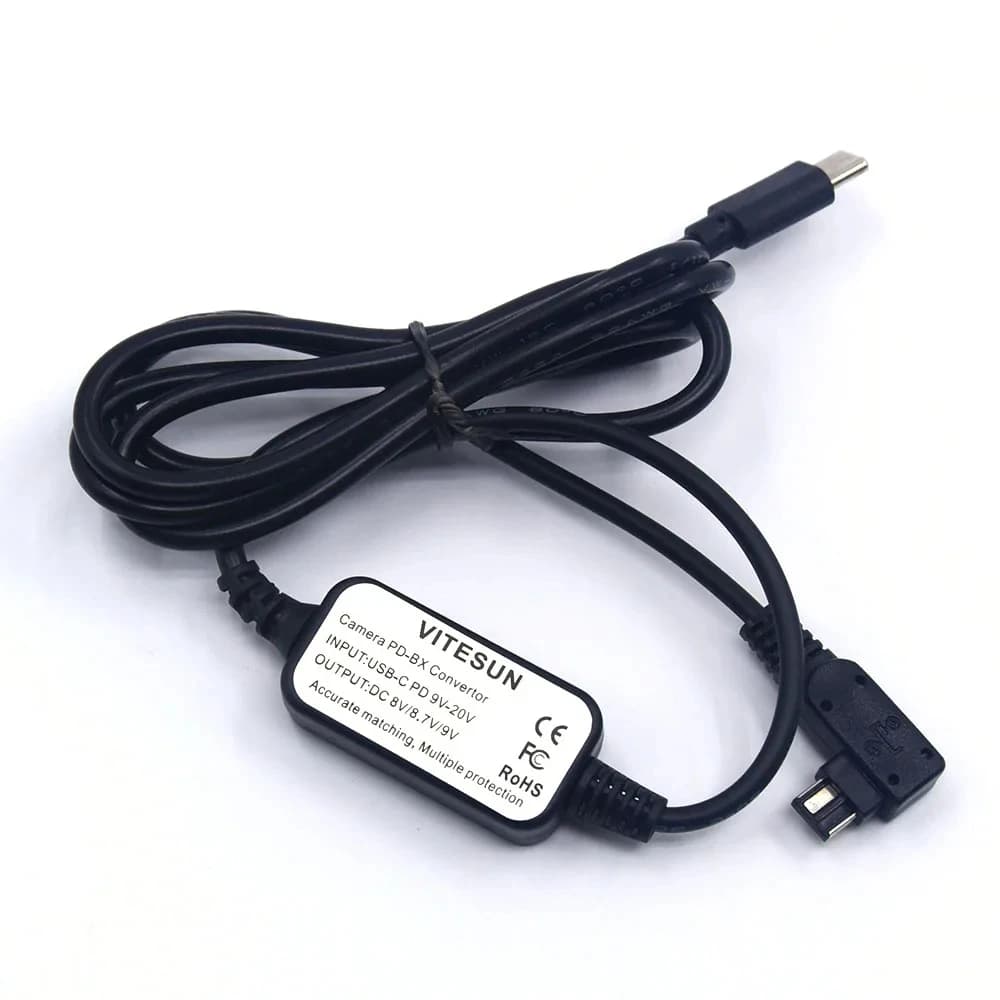 Cavo di collegamento USB PD Type-C PW10AM per fotocamera digitale Sony Alpha DSLR-A330 A350X A350K A390 A550 A850 A100B A700H A700P A77