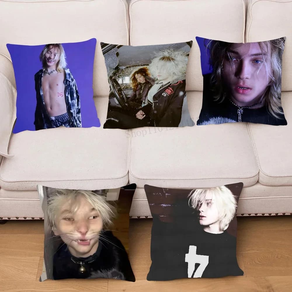 American N-Nettspend Rapper Federa Cuscino quadrato Camera da letto Divano Tempo libero Comfort Cuscino Auto Soggiorno Decorazione della casa