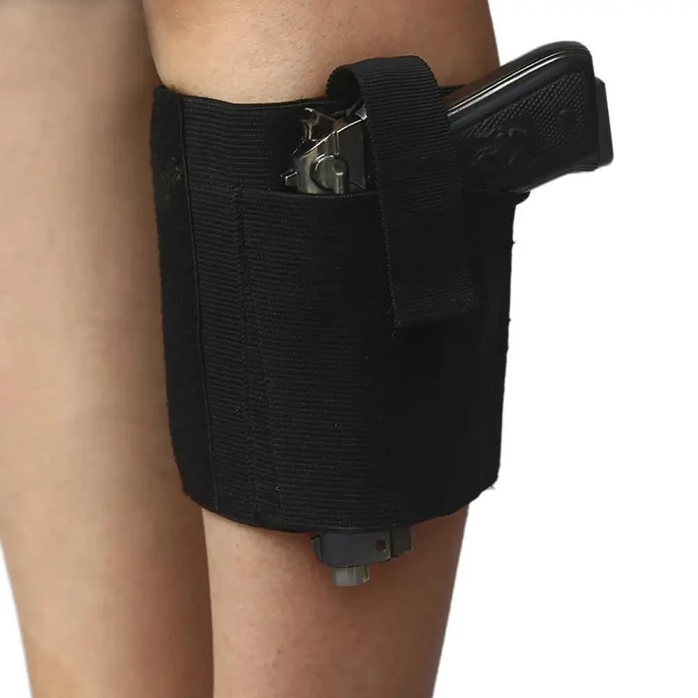 Fondina tattica per caviglia, trasporto nascosto, borsa per il trasporto delle gambe, gamba sinistra e destra, piccola pistola di dimensioni compatte