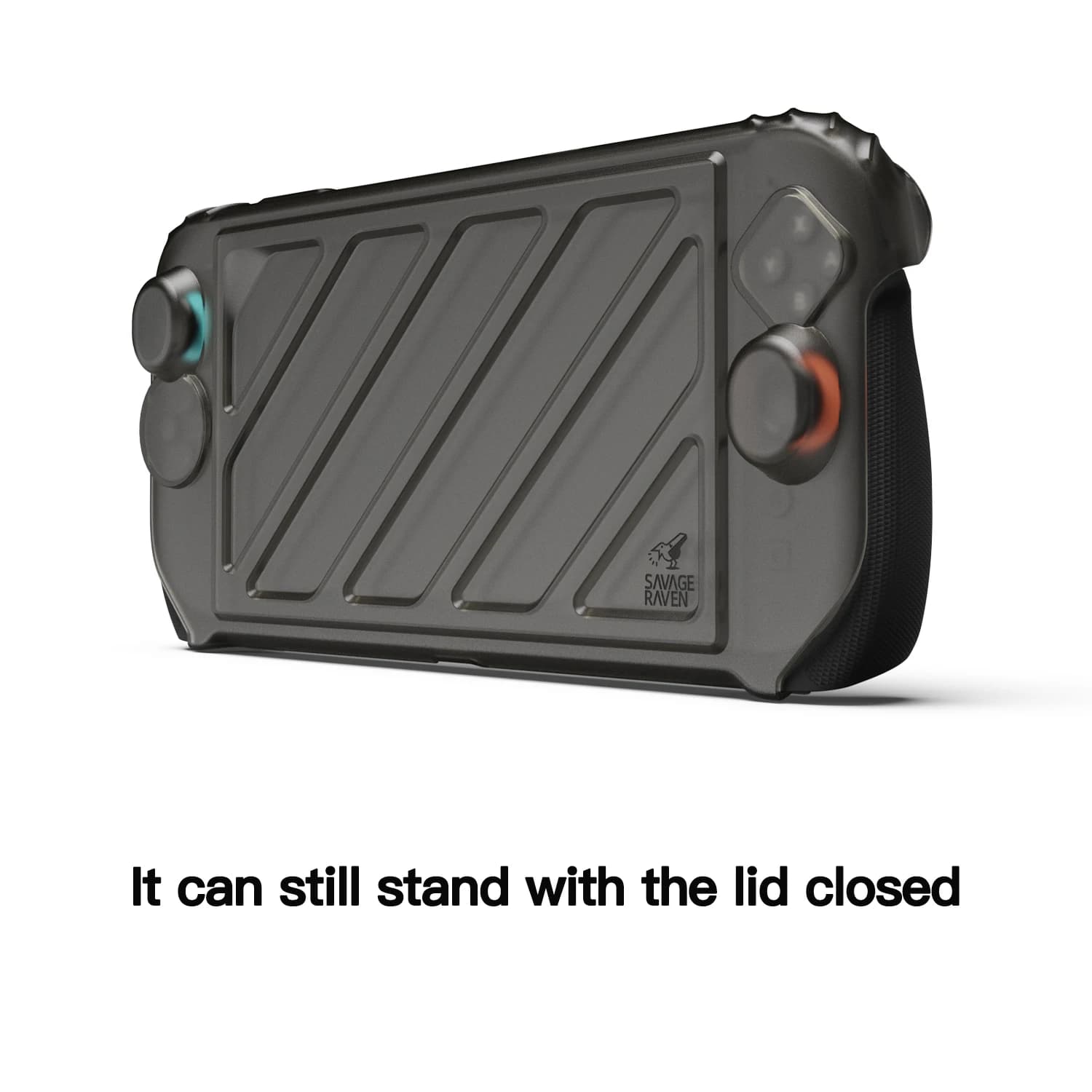 Savage Raven by Skull & Co. Custodia protettiva portatile con cover frontale rigida per Nintendo Switch 2 StandGrip (GripCase) per NSW2