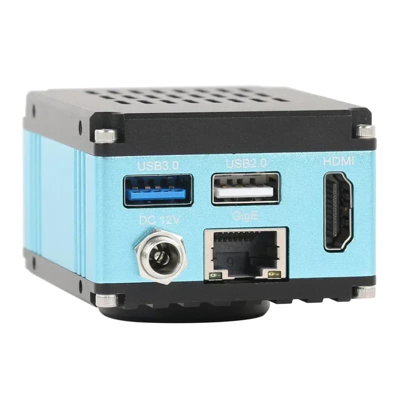 SONY 1/1.8' 8MP 4K 2K 1080P UHD 60FPS USB3.0 LAN Misurazione industriale Microscopio video HDMI digitale Fotocamera Scatta foto Video