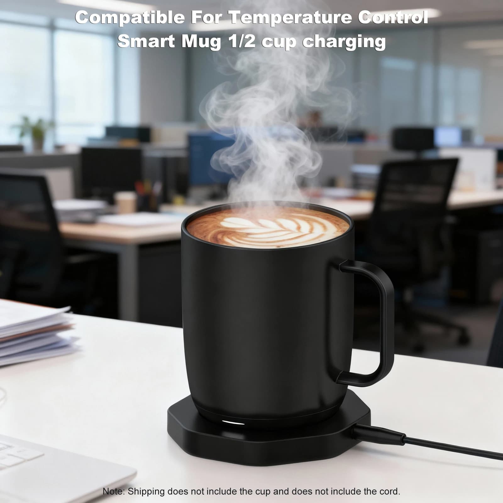 Charging Base for Ember Temperature Control Smart Mug 1 2 DC5.5x2.1mm Interface Charger Base for Wireless Warmer Cup Accessories