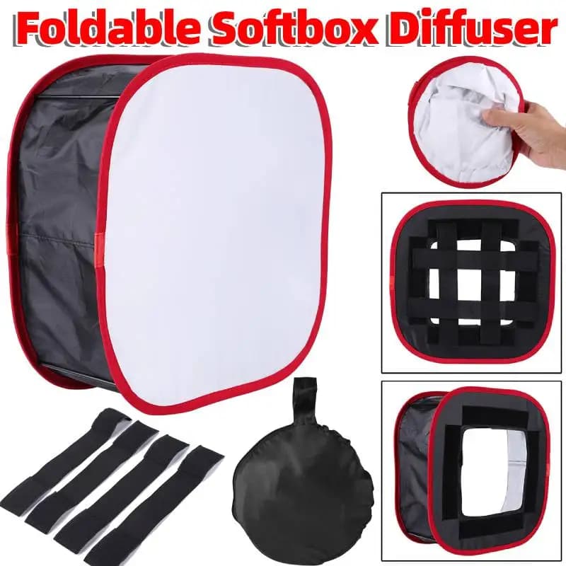 Universal Portable Softbox Diffuser, Bee Nide Light Box for Luminous LED Diffusion, for LED Luminous Panel Kit