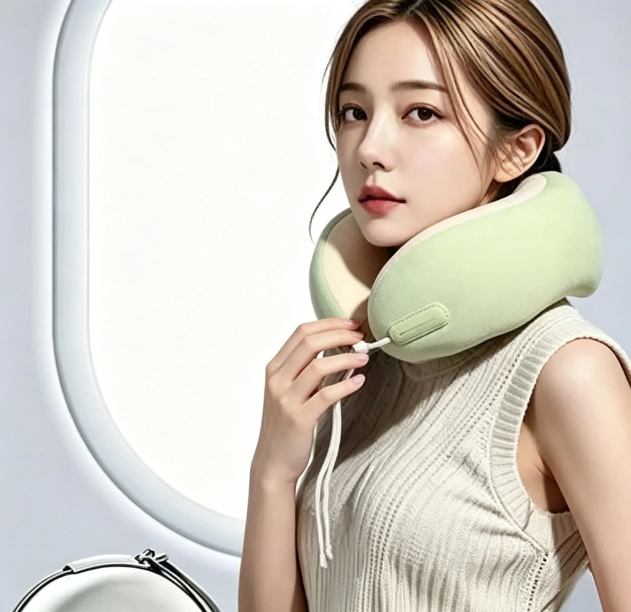 travel cool air conditioned 360 Degree Around airplane office nap pillow neck protection
