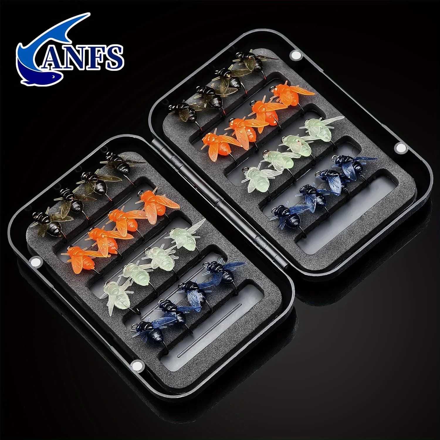 ANFS 8 pieces/32 pieces Set of realistic soft baits: exceptional artificial baits for improved catch rates, perfect fishing gift for fisherman.