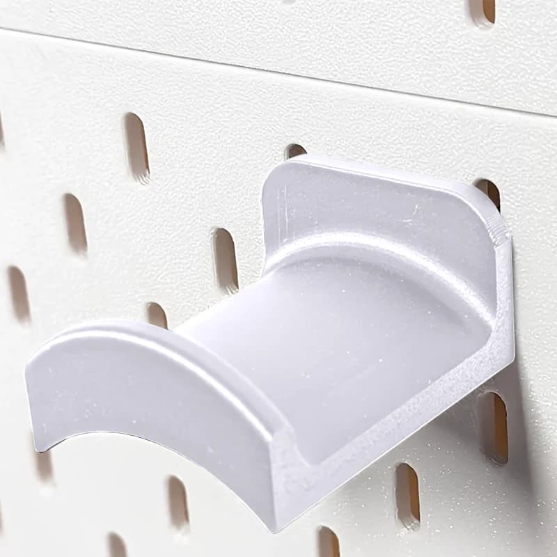Organizzatore da tavolo in plastica per scaffali galleggianti IKEA Skadis Espositore per cuffie multifunzionale Gancio per cuffie da parete