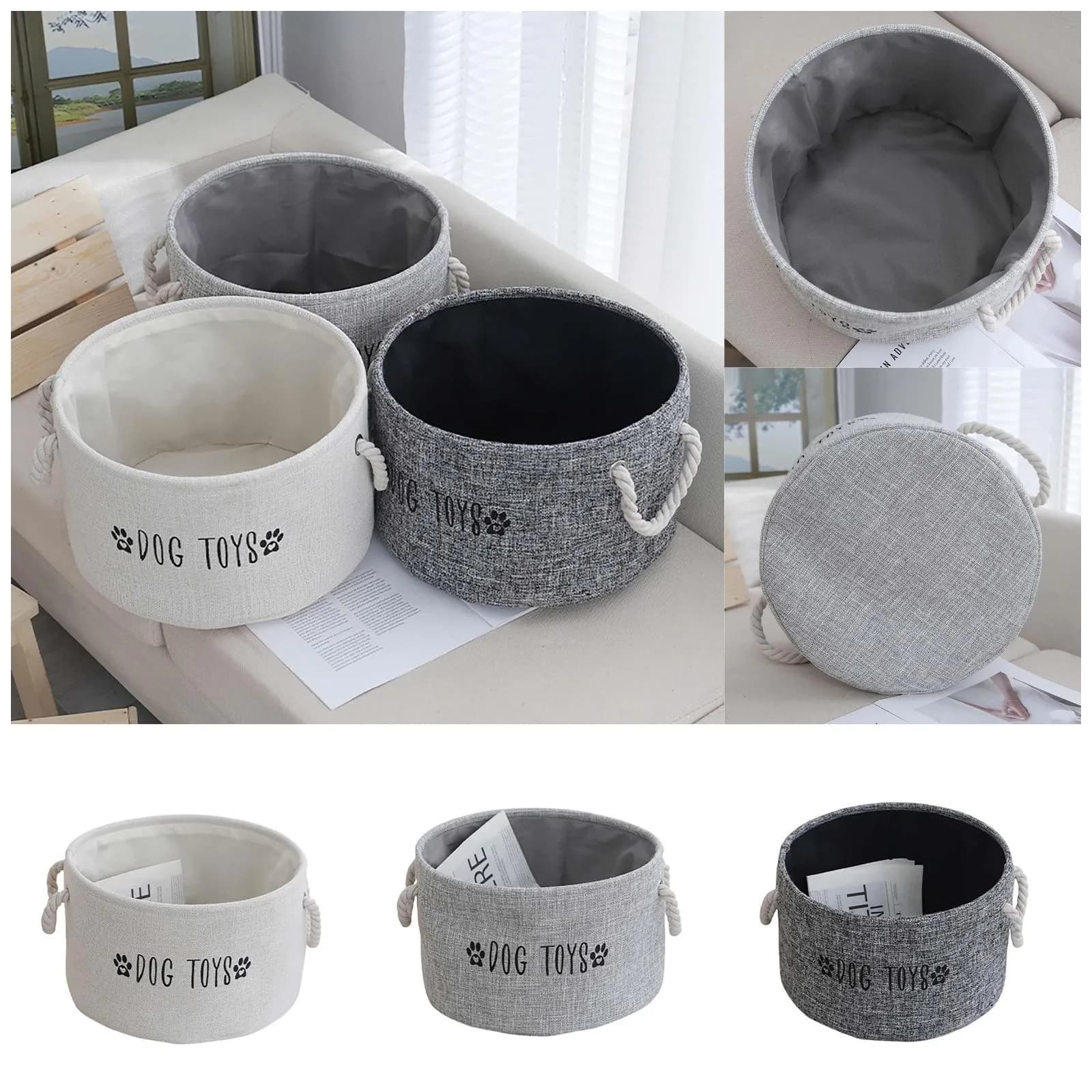 Folding Storage Baskets Toys Organizer Clothes And Sundries Storage Box Cabinet Storage Bag Laundry Basket