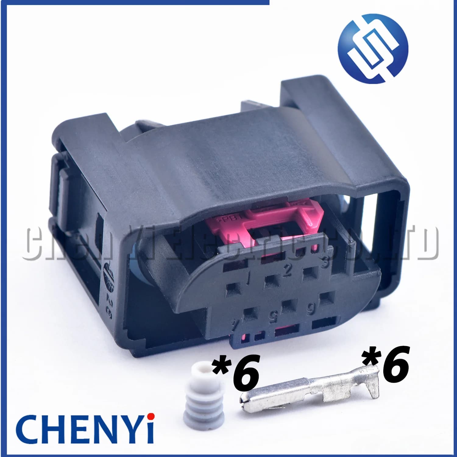 Connettore Auto a 6 Pin per Sensore di Livello Sospensioni Pneumatiche 1-967360-1 968303-1 1-967616-1 8366590 8 366 590