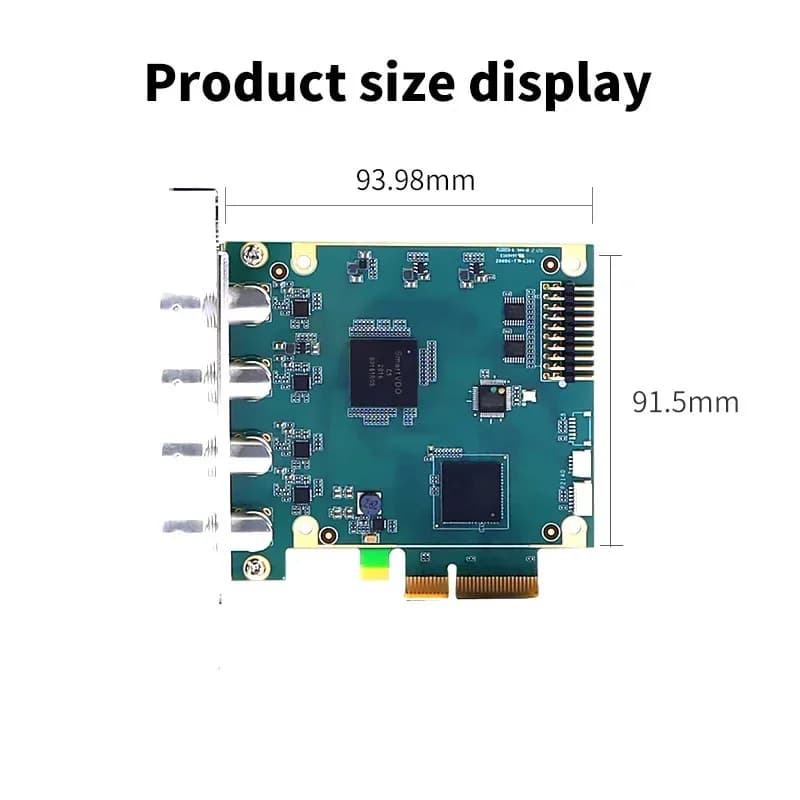 2025 TC-400N4 Scheda di acquisizione video SDI ad alta definizione a 4 canali per streaming live e registrazione su computer PCI-EX4 HD SDI