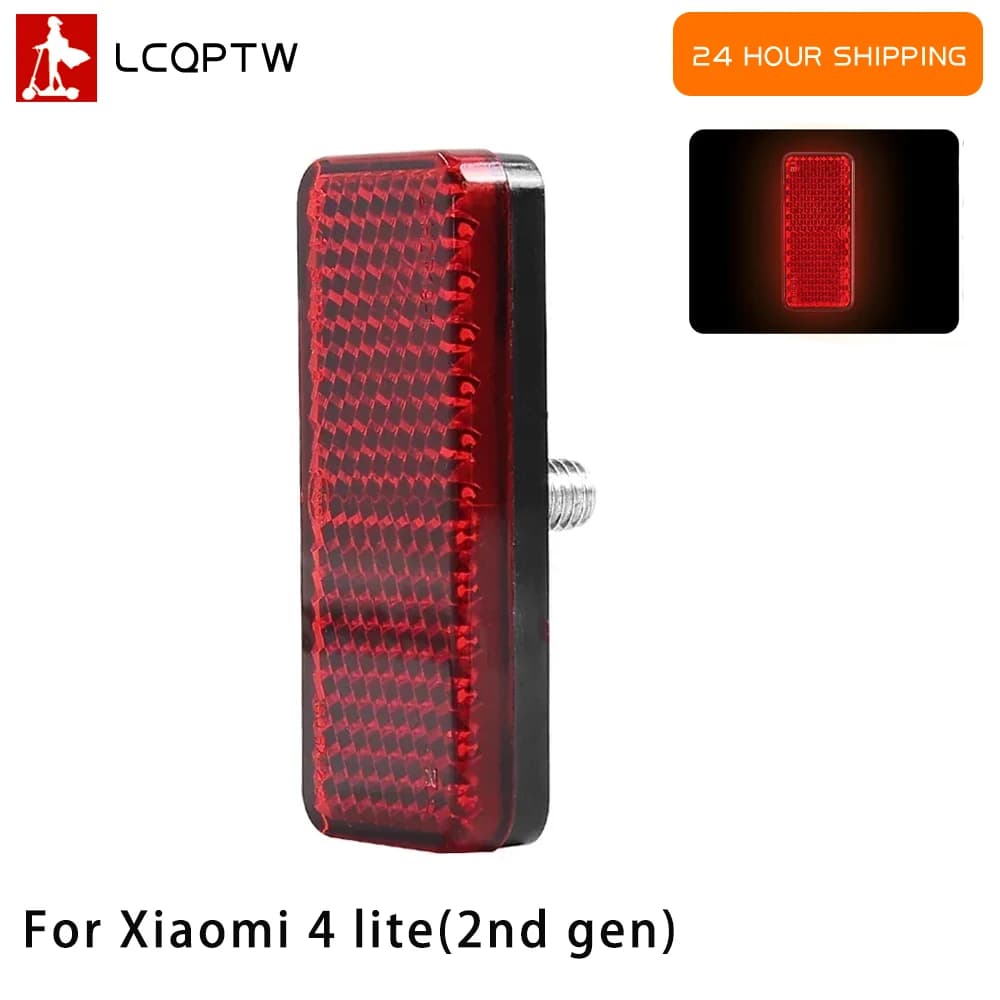 Cinghia riflettente del riflettore del parafango posteriore per Xiaomi 4 Lite (2a generazione) Parte del nastro riflettente di sicurezza del riflettore dello scooter elettrico