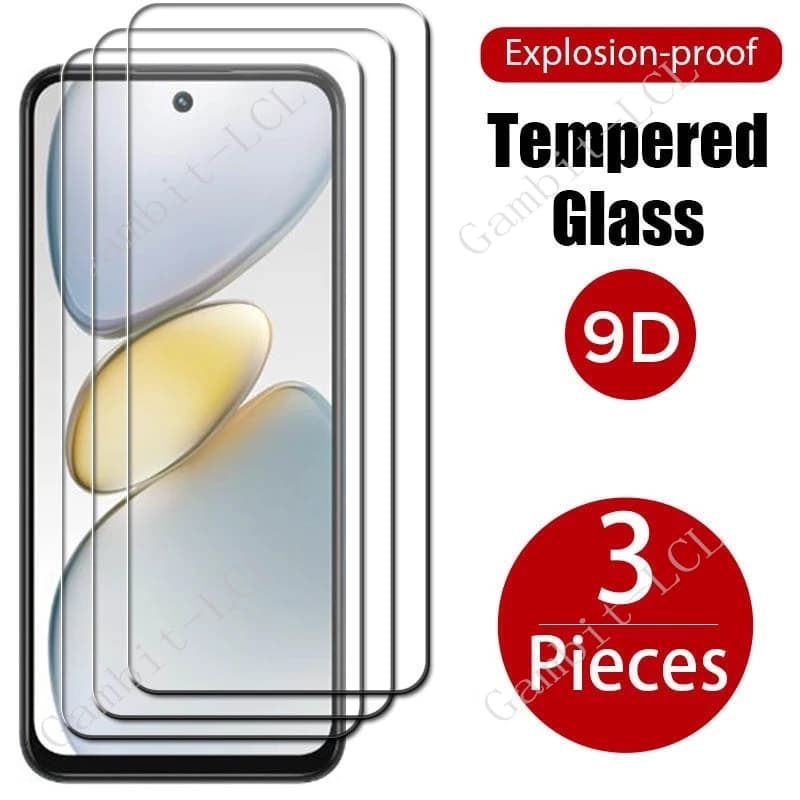 3PCS 9H Protective Tempered Glass For Tecno Spark Go 1 6.67" ON TecnoSparkGo1 SparkGo1 Go1 Pop 9 4G Screen Protector Cover Film