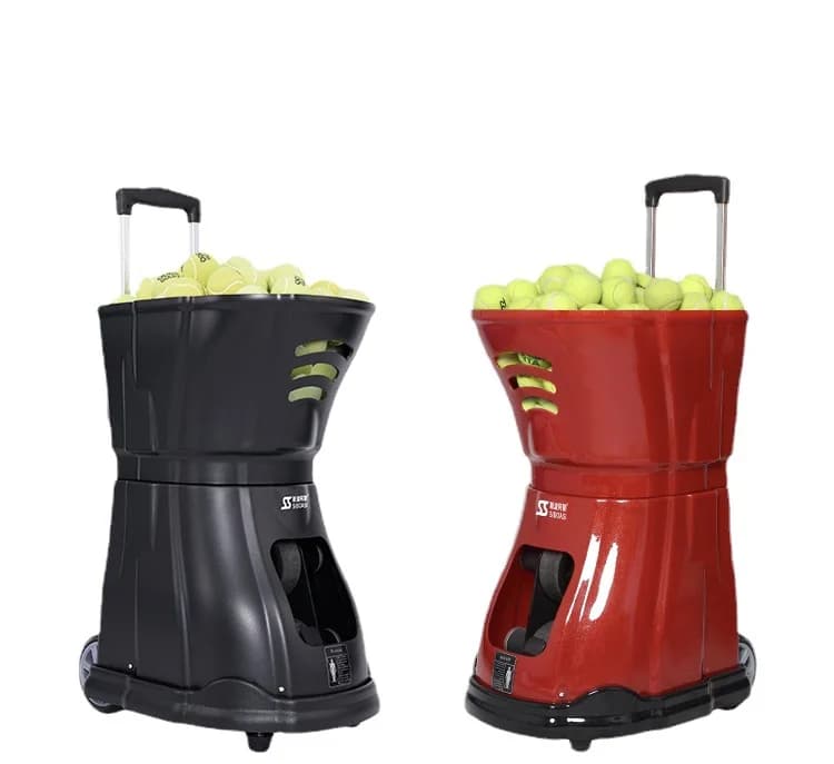Lanciatore Automatico di Palline da Tennis in ABS e Acciaio Durevole, Attrezzatura per Allenamento con Struttura in PP