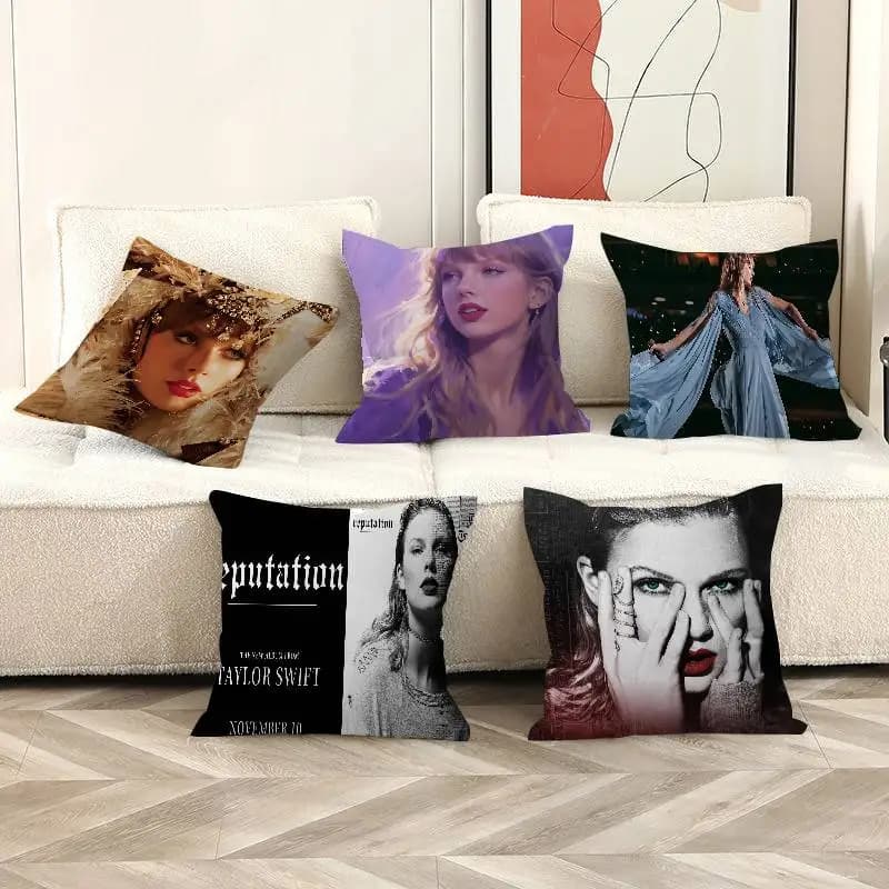 Hot Singer T-Taylor S-Swift Pillow Gifts Home Office Furnishings Bedroom Sofa Car Cushion Cover case 45x45cm