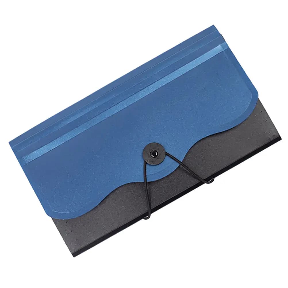 Accordion File Organizer Document Folder Portable Lightweight PP Polyester Expanding File Storage Multi Pocket Receipt Holder