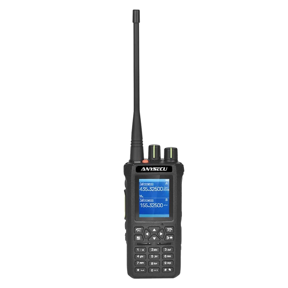 DM728 IP67 10W DMR Dual AES26 Radio di crittografia 1024CH 2600mAh walkie talkie bidirezionale 2.0 pollici SOS UV radio dual band