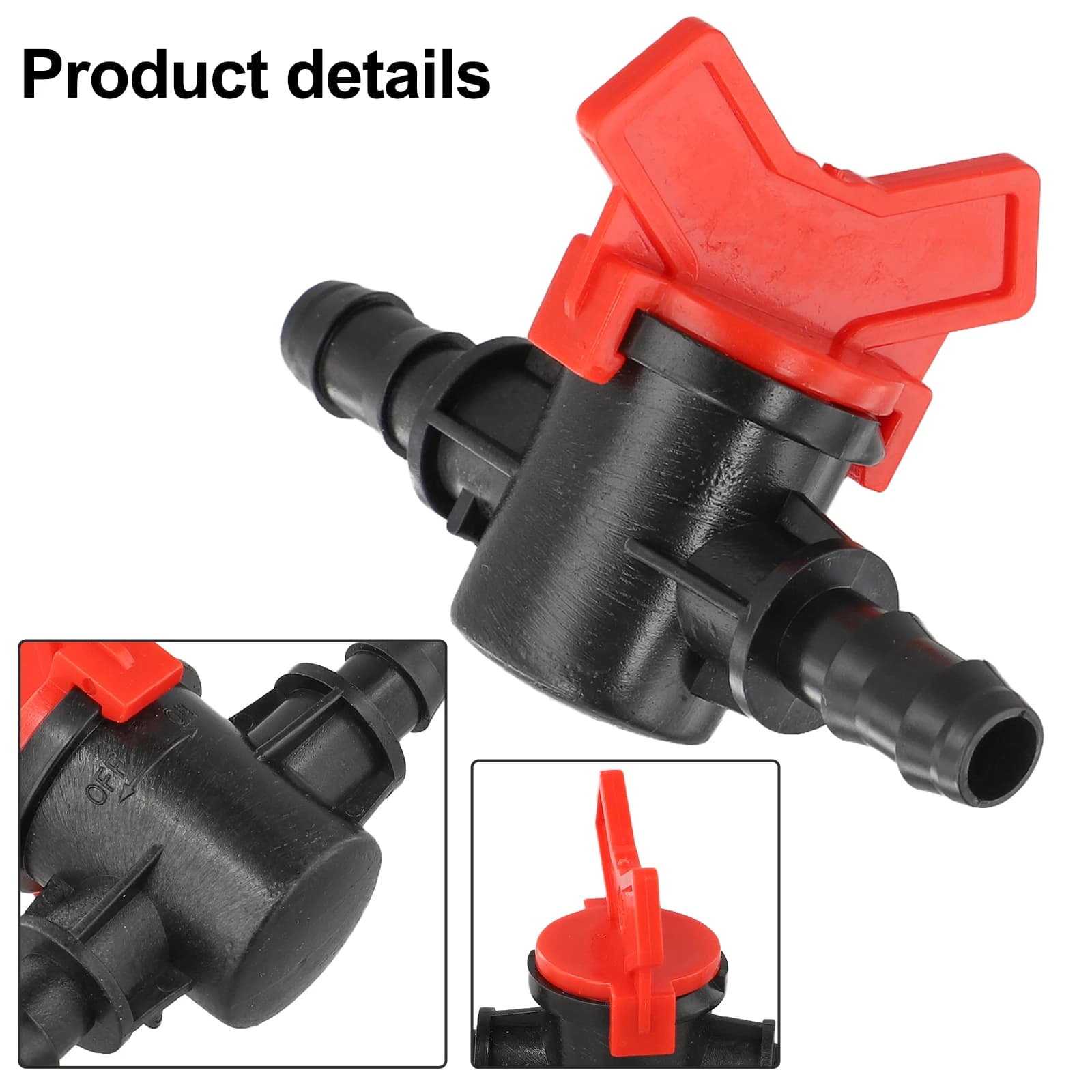 Set of 8 Garden Hose Irrigation Valves Featuring Secure Connections and Effective Sealing for 8mm Inner Diameter Hoses