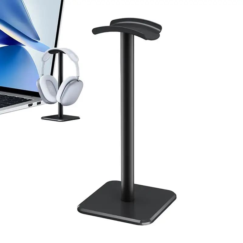 Portable Gaming Desk Earphone Stand Sturdy Gaming Headset Earphone Holder Aluminum Headphone Stand Rack Headphone Accessories