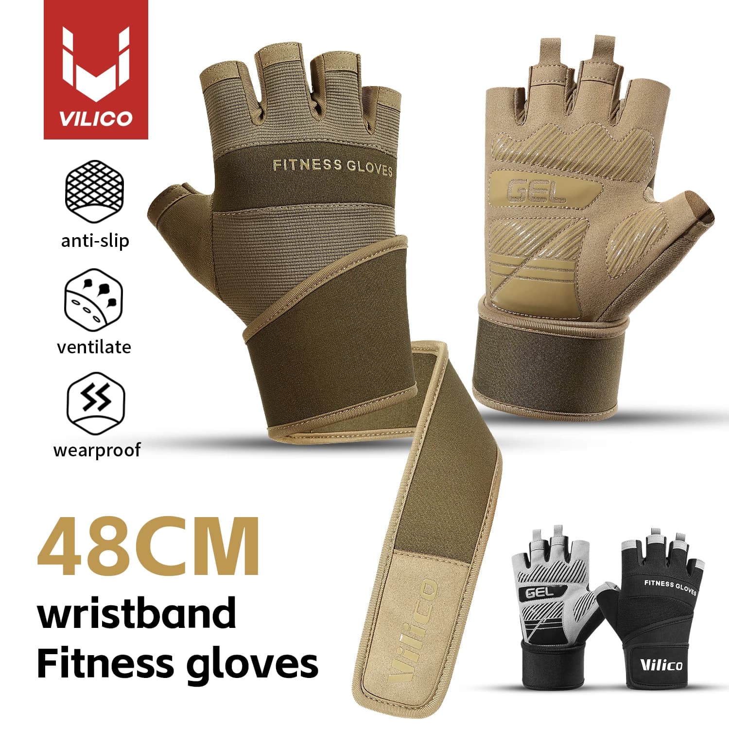 Hunting Gloves, Tactical Equipment, Cycling Gloves Mezze Dita, Pesi Lifting Gloves, Fitness, Crossfit and Exercises