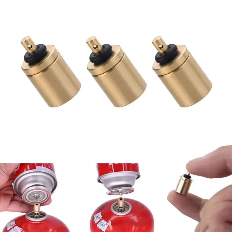 Adapter for gas charging 1-6 pcs, inflating valve for butane cylinders, camping stove accessories, gas cylinders, gas tanks, burners