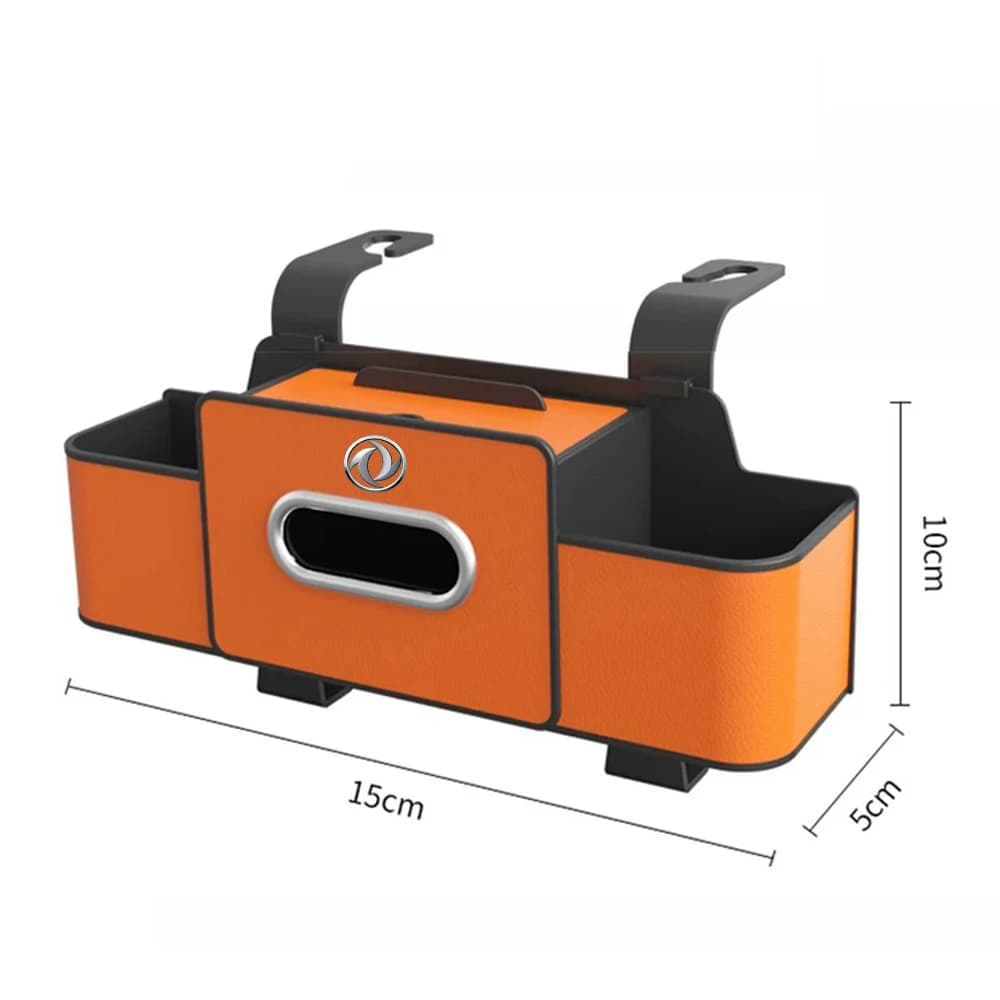 Car Backseat Tissue Box Multifunctional Storage Organizer Bag Auto Accessories for Dongfeng Scenery 580 Fengshen AX7 Yixuan Max
