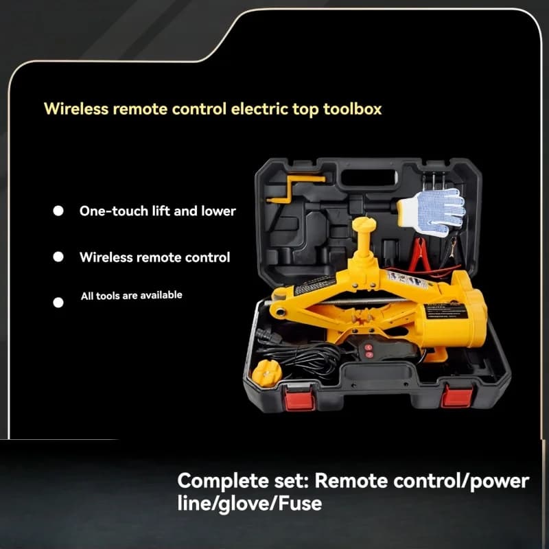 2T/3T Vertical Electric Jack Portable Car Mounted Wireless Remote Control Multifunctional Tire Changing Pneumatic Car Jack