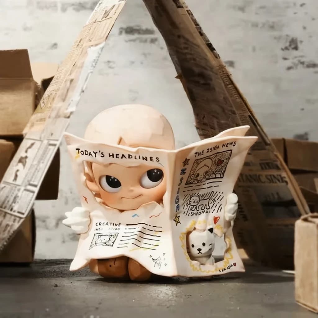 POP MART Zsiga 'Under the Sun' Serie Anime Figure Doll Blind Box Cute Collection Toy Ornament Mystery Guess Bag