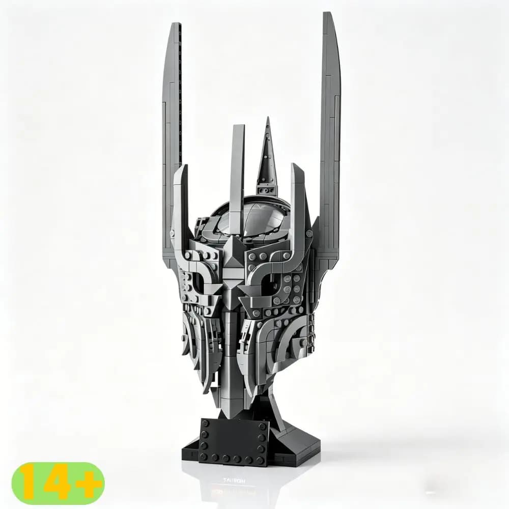 538 Pezzi Nuovo Arrivo Casco di Sauron Decorazione Casa Mattoncini da Costruzione 11373 Set Modello Creativo Giocattoli Regali per Feste di Compleanno per Bambini