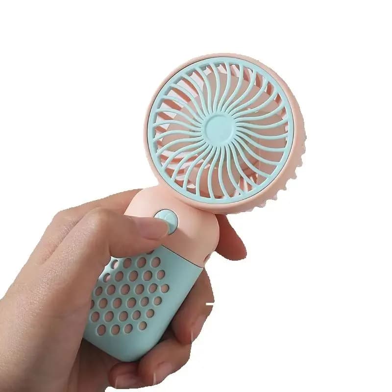 Ventilatore Portatile Mini USB Ricaricabile Silenzioso, Piccolo Ventilatore Elettrico per Esterni, Viaggi, Dormitorio Studentesco