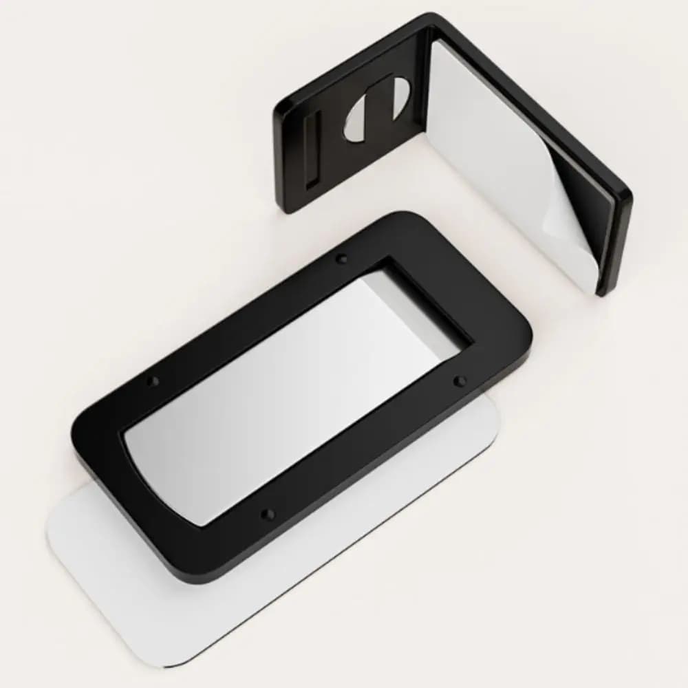Fermaporta ultra sottile in acciaio inossidabile Forte supporto magnetico anti-collisione Forte porta magnetica in lega di alluminio ultra sottile