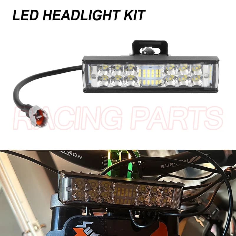 Per SurRon Faro Anteriore A LED Barra Luminosa Lampade Illuminazione Plug & Play Per Sur Ron LightBee X Segway X160 X260