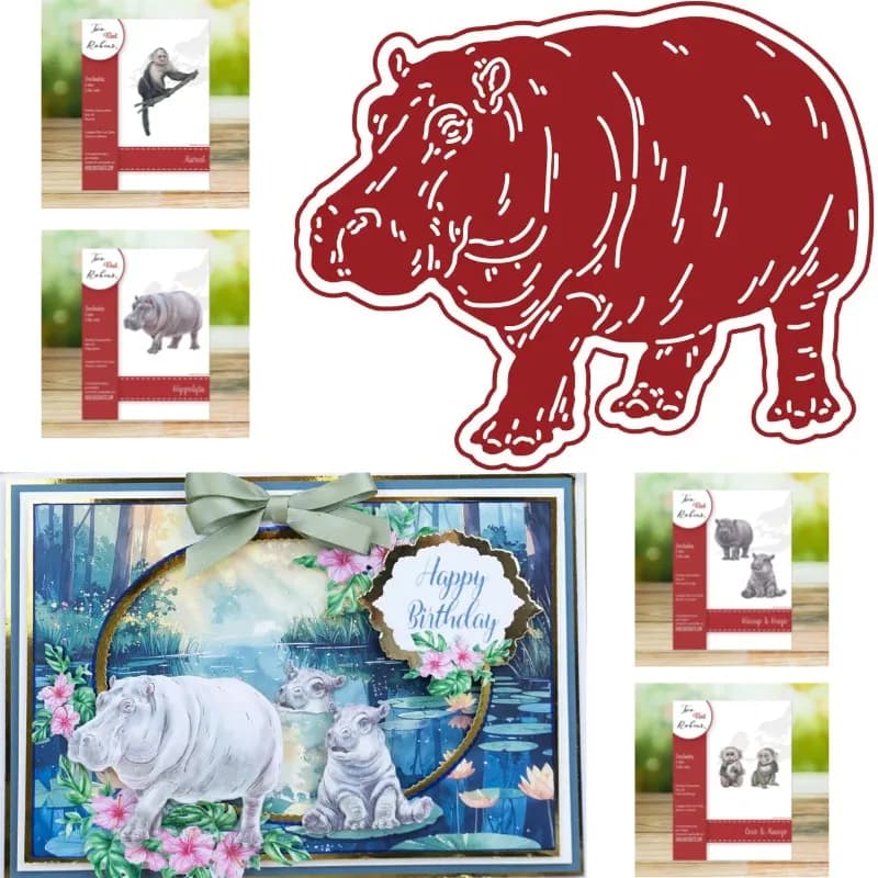 Fustelle Metalliche per Taglio con Motivo Mani e Piedi di Scimmie Molto Flessibili, Nuovi Modelli 2026 per Scrapbooking Fai da Te e Creazioni in Carta