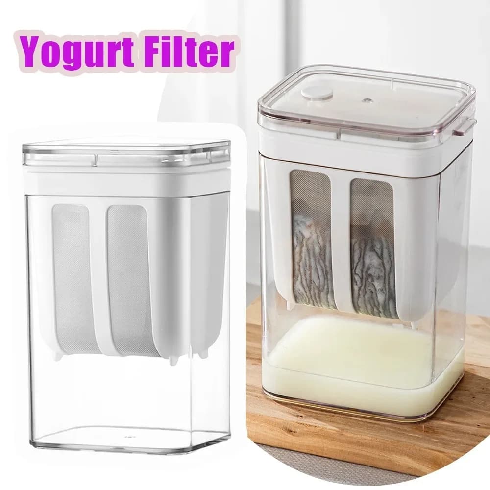 1PC reusable bag filter for yogurt machine greek yogurt serum separation tool homemade cheese making stainless steel filter
