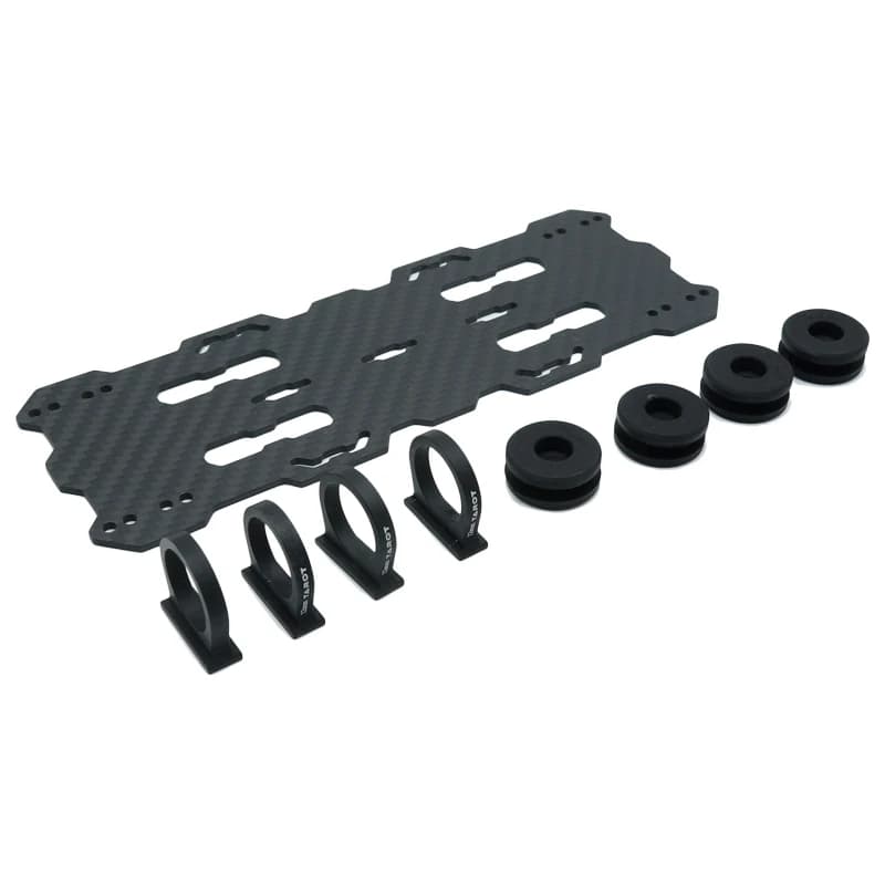 Tarot-rc accessori Drone originali tarocchi fai-da-te 810 T810 960 T960 T15 T18 parti del telaio 12mm Daul supporto batteria tarocchi in fibra di carbonio