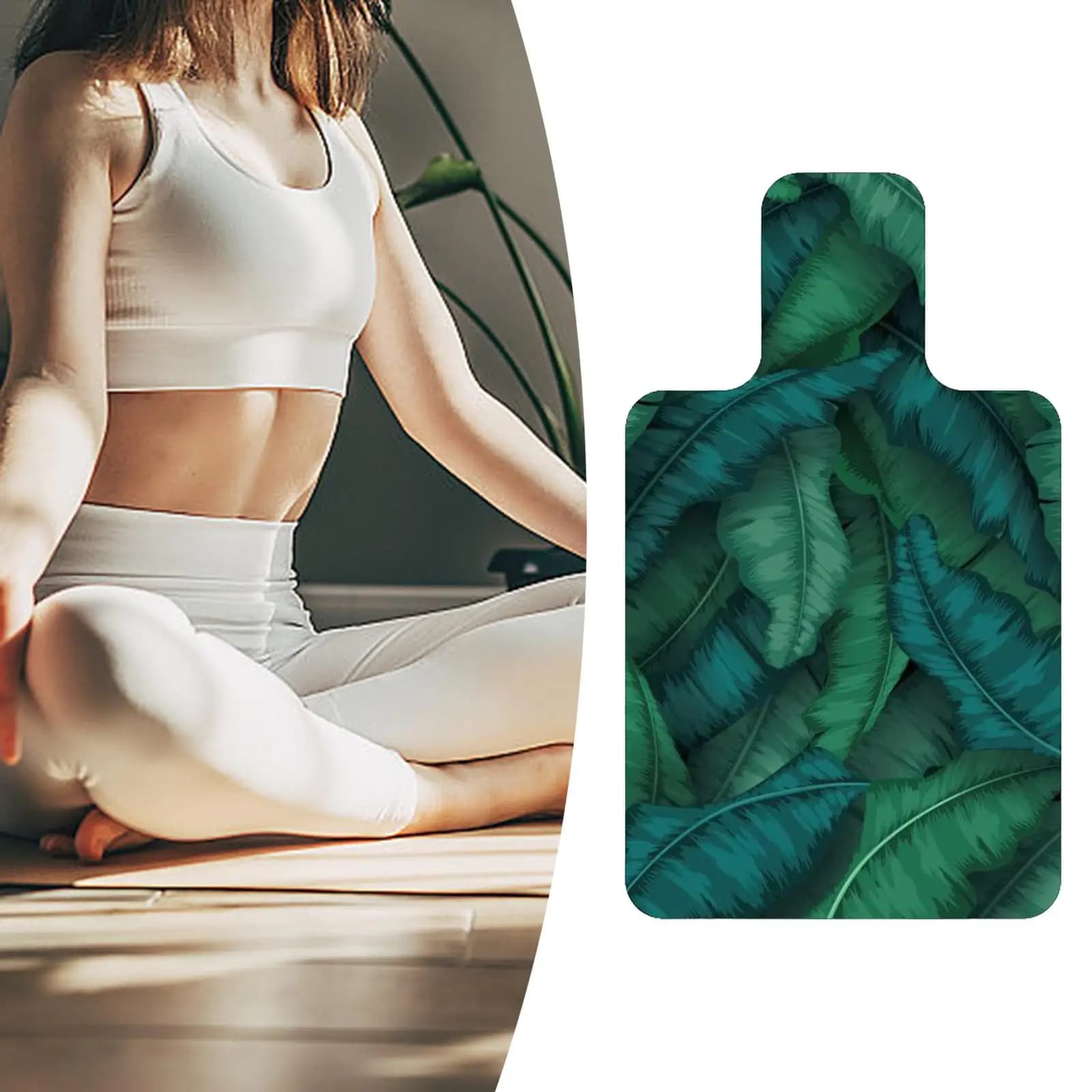 Pilates Protector Mat Wear Resistant Portable Exercise Mat Pilates Foldable for Home Gym Yoga Meditation Mat