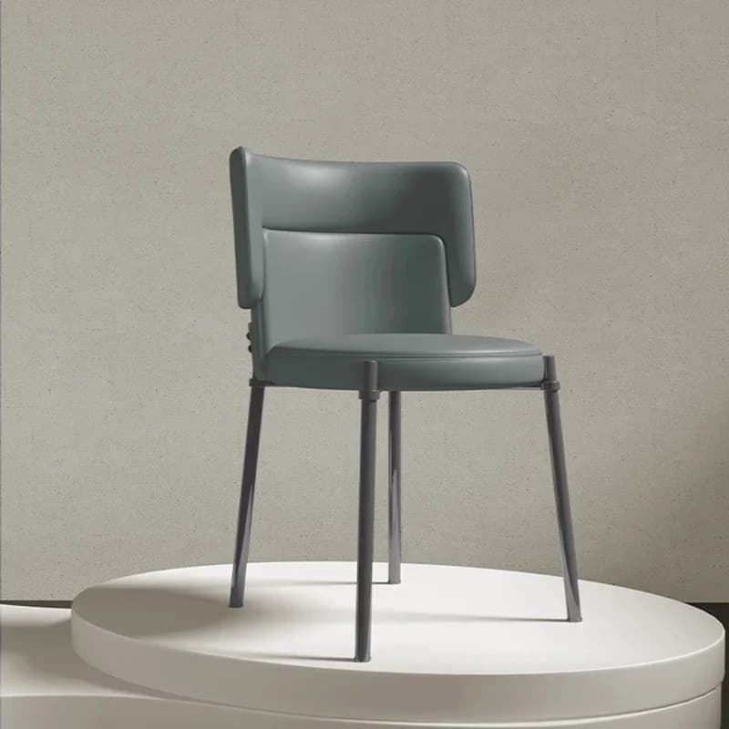 Sedie per sala da pranzo mobili Nordic Gaming Design moderno Pelle Metallo Mobili per la casa Sedie Salle Manger Morbide